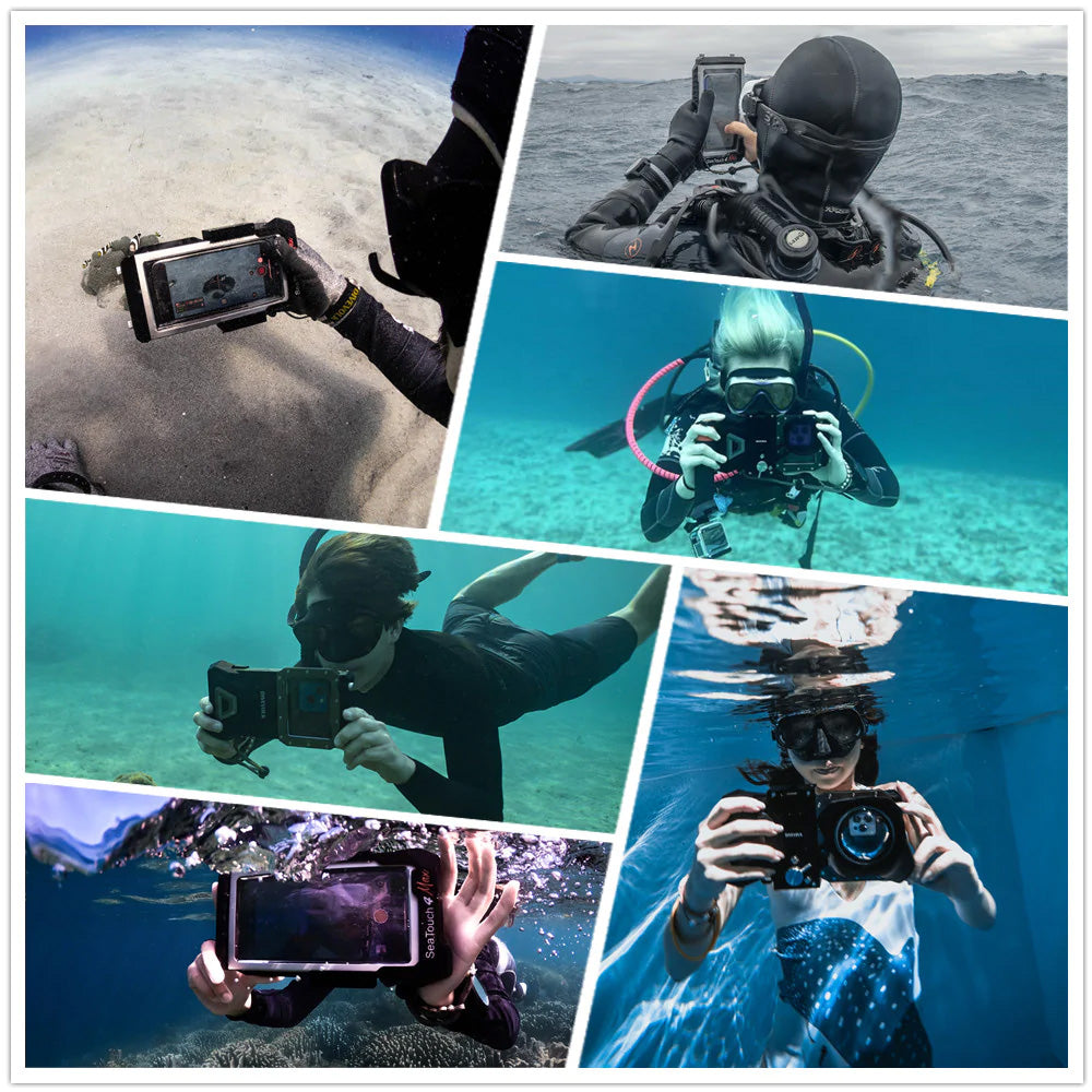 DIVEVOLK SeaTouch 4 MAX Housing for iPhone 12/ 13/ 14/ 15 DIVEVOLK SeaTouch 4 MAX Housing for iPhone 12/ 13/ 14/ 15